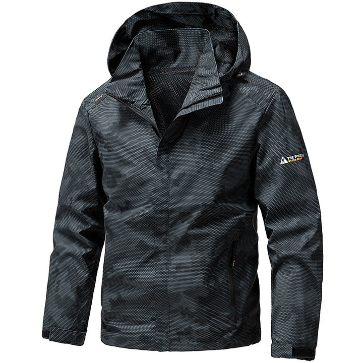 Herren Funktionale Regenjacke Echo Archiv