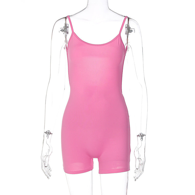 Damen Bodysuit mit schmalem Schnitt und feinen Spaghetti-Trägern Echo Archiv