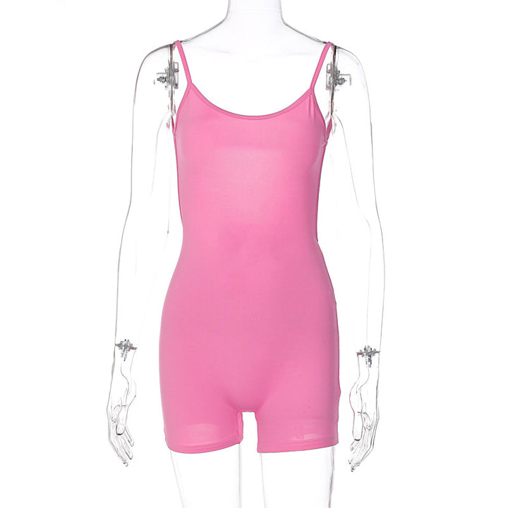 Damen Bodysuit mit schmalem Schnitt und feinen Spaghetti-Trägern Echo Archiv