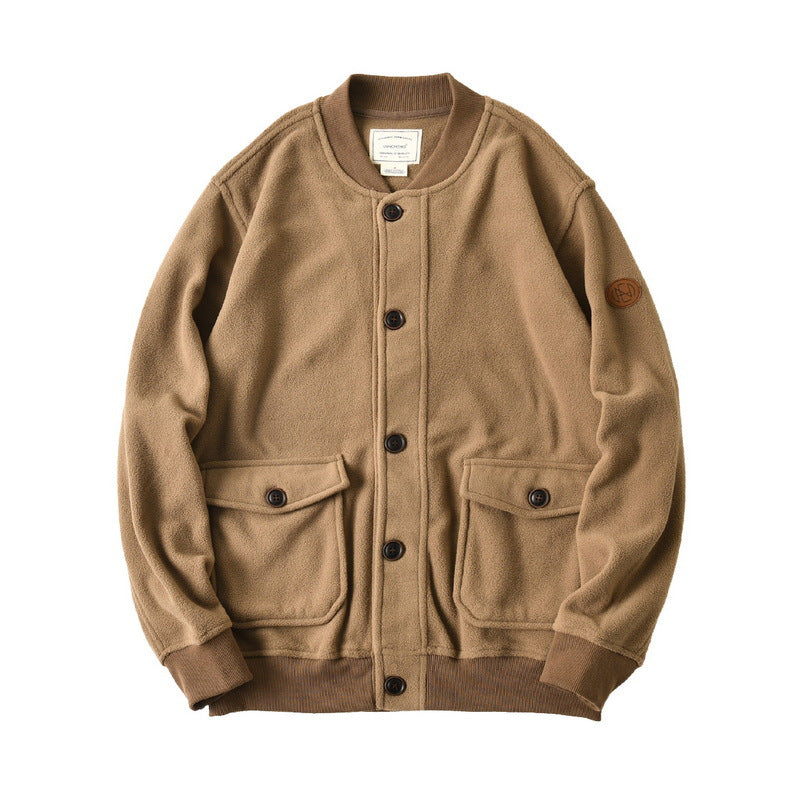 Herren Fleecejacke mit praktischen Taschen – Taviero