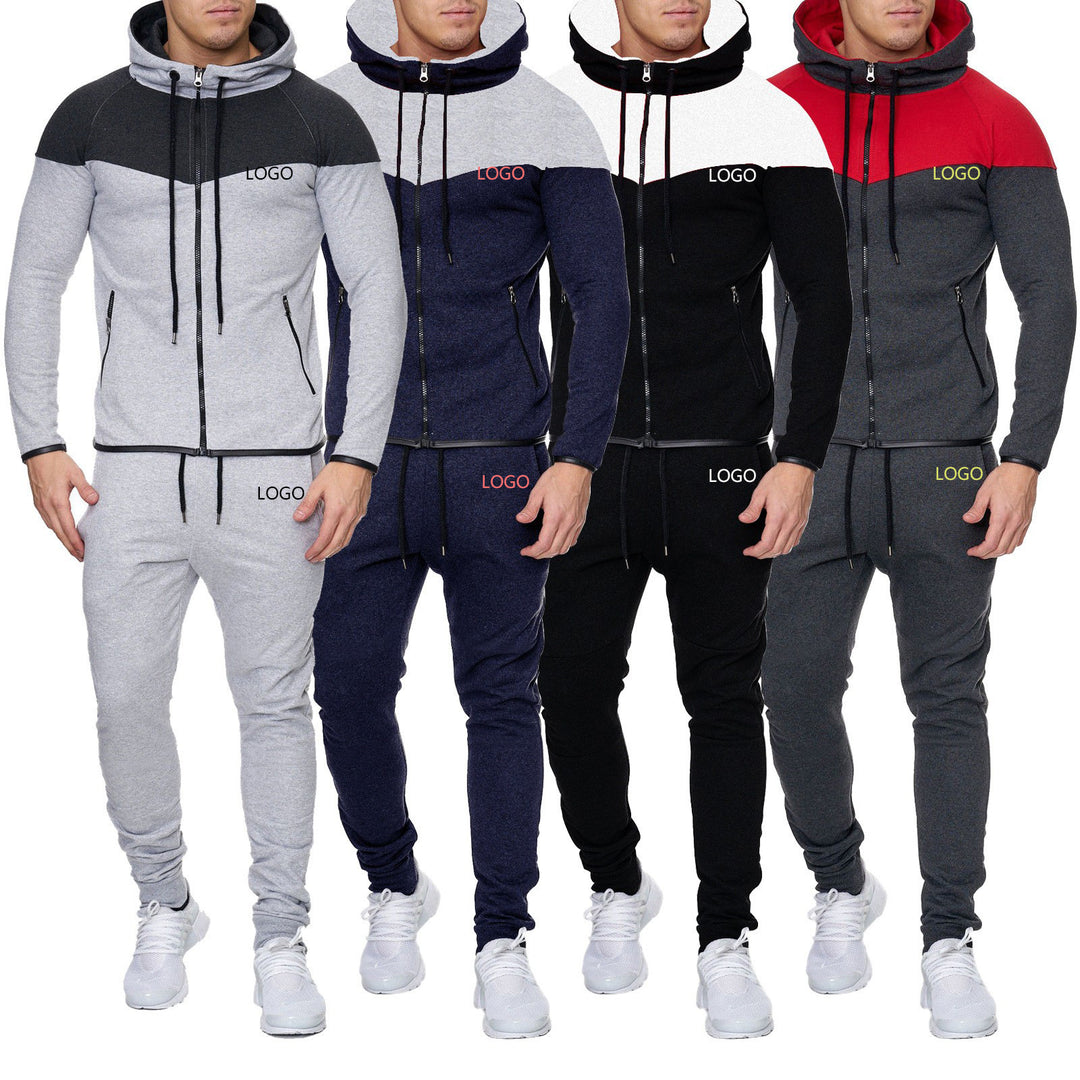 Herren Modernes Sportanzug-Set Echo Archiv