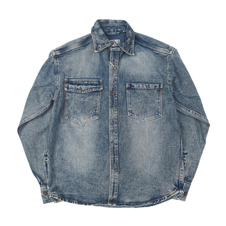 Herren Denim Hemdjacke Echo Archiv