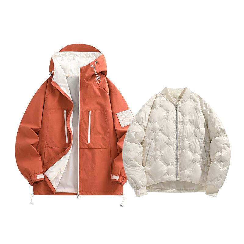 Damen Multifunktionale Übergangsjacke mit abnehmbarer Innenjacke Echo Archiv