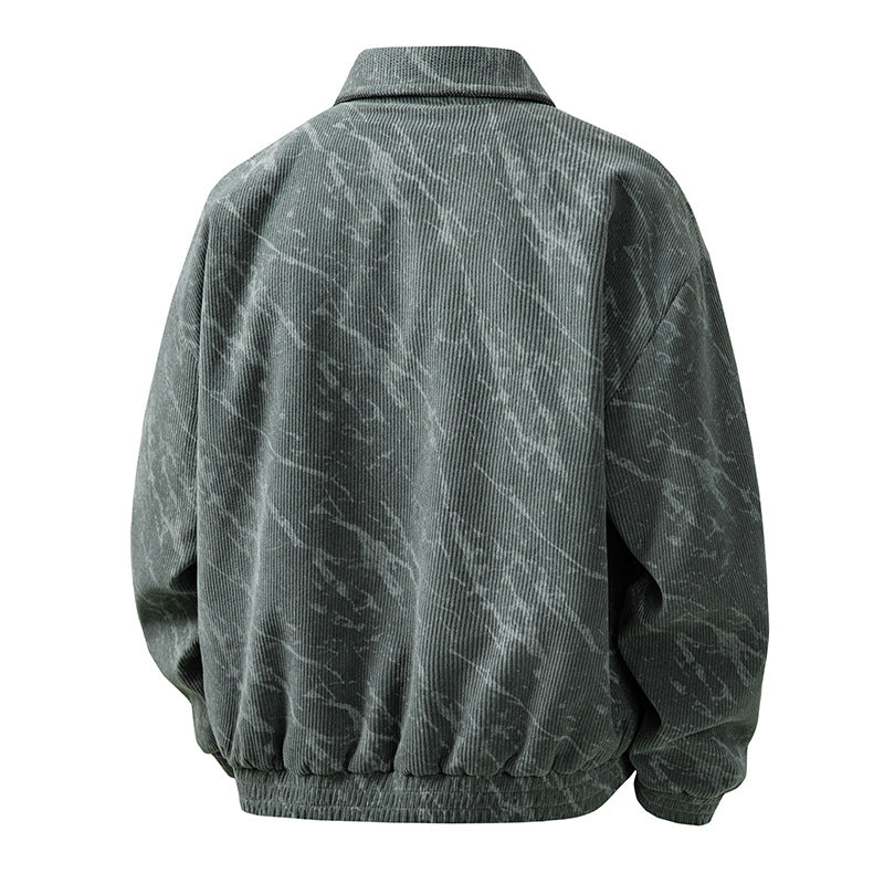Herren modische Cordjacke mit modernen Akzenten Echoarchiv