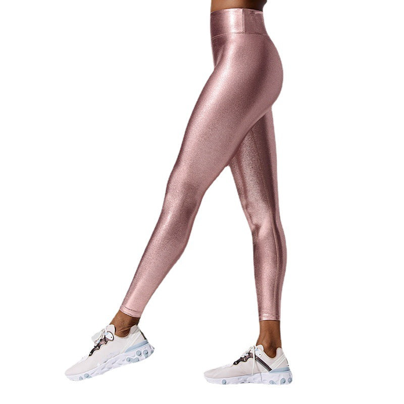 Damen Hochglänzende Leggings im eleganten Design – Avélisse