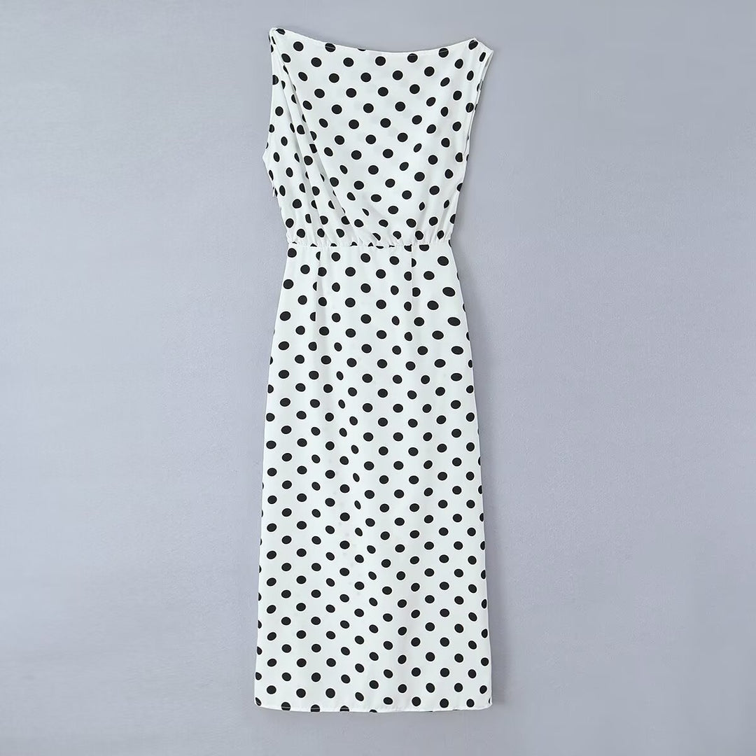 Damen Maxikleid mit trendigem Polka-Dot-Muster Echo Archiv