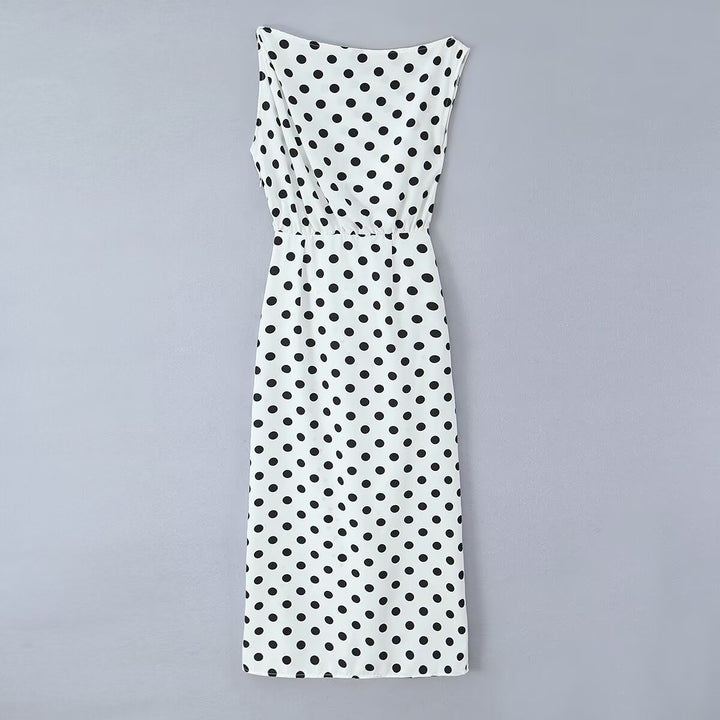 Damen Maxikleid mit trendigem Polka-Dot-Muster Echo Archiv