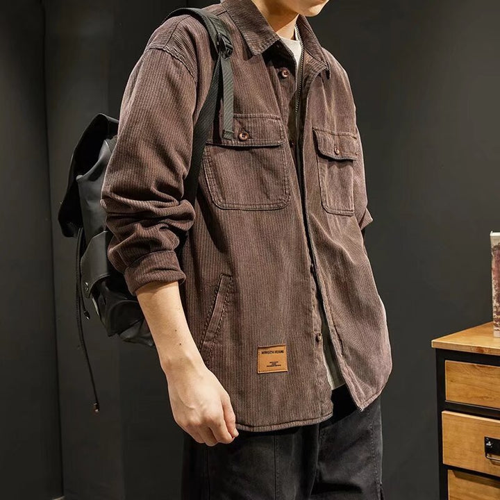 Herren Kordjacke mit Taschen Echo Archiv