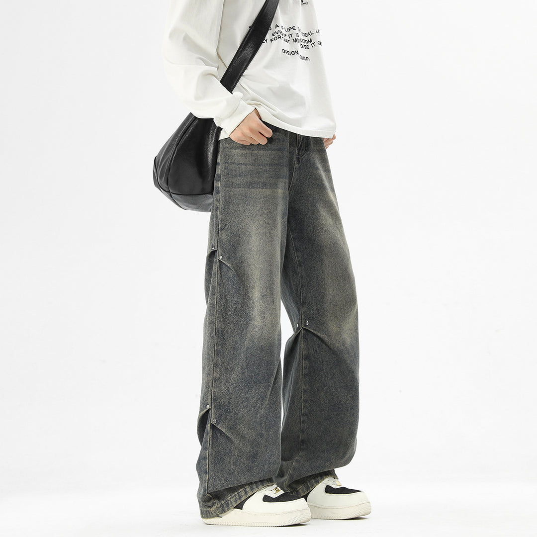 Herren baggy Jeanshose mit lässigem Schnitt und praktischen Taschen Echoarchiv
