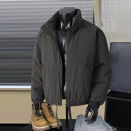 Herren Thermo‑isolierte Kurzblouson‑Jacke mit Stehkragen und Tunnelzugbund Echo Archiv