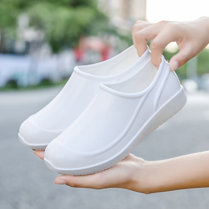 Unisex Wasserdichte Schlupf-Clogs mit stoßdämpfender EVA-Sohle und ergonomischer Fußmulde Echoarhiv