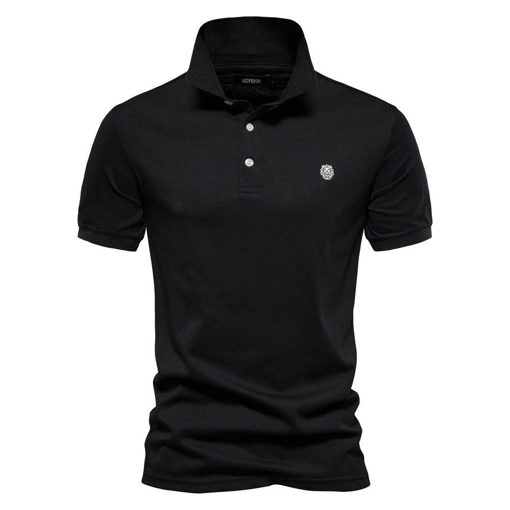 Herren Polo-Shirt mit feiner Piqué-Struktur und klassischem Kragen Echoarchiv