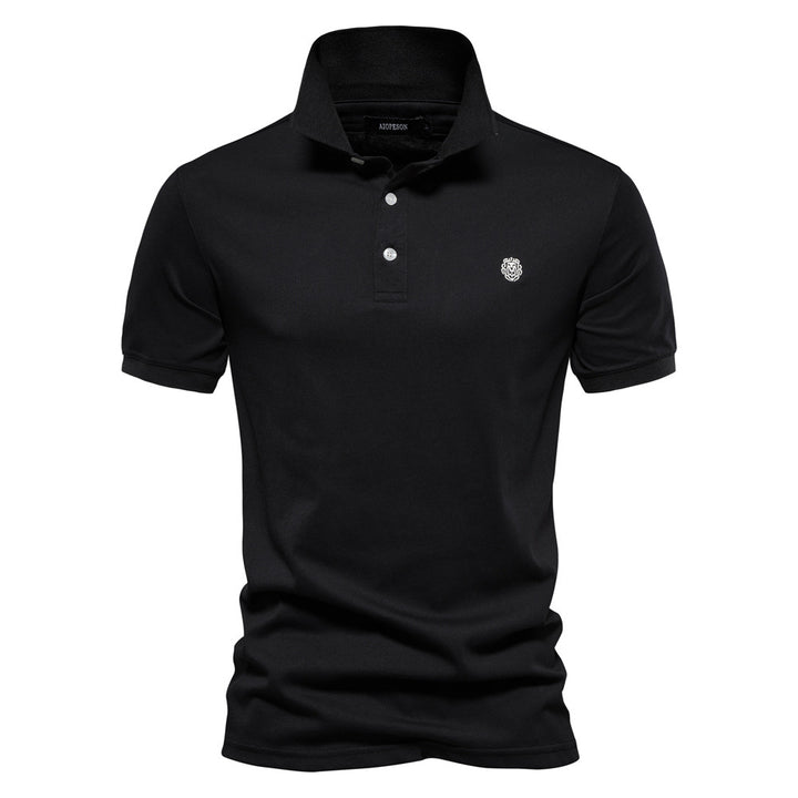 Herren Polo-Shirt mit feiner Piqué-Struktur und klassischem Kragen Echoarchiv