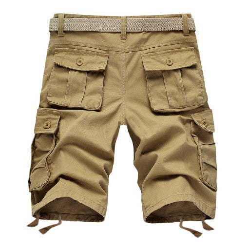 Herren Cargo-Shorts mit vielseitigen Taschen und verstellbarem Bund Echoarchiv