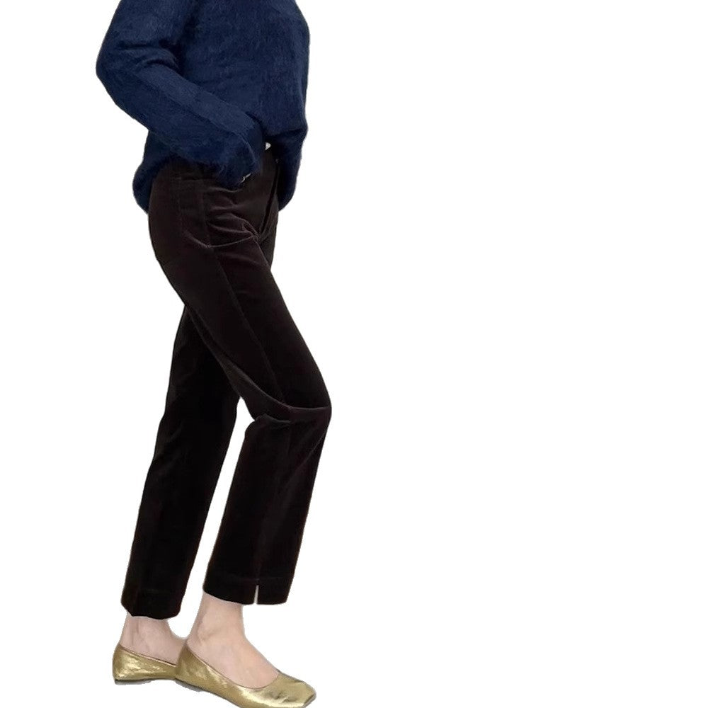 Damen Weicher Mohair-Pullover mit weitem Schnitt Echoarchiv