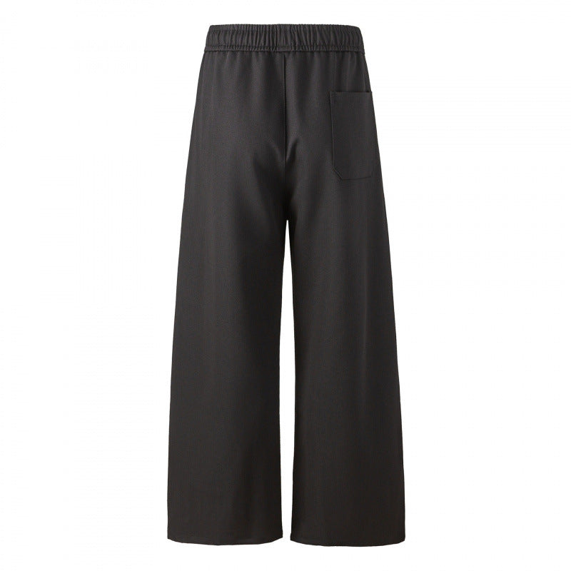 Damen Elegante Culotte-Hose mit weitem Bein, Bügelfalte und elastischem Komfortbund Echo Archiv