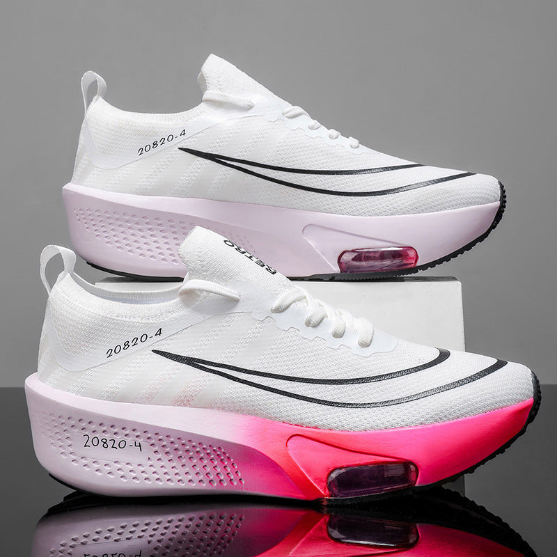 Unisex Profi-Tempo-Laufschuh mit sichtbarer Fersen-Airunit und atmungsaktivem Monofilament-Obermaterial – Tavélo