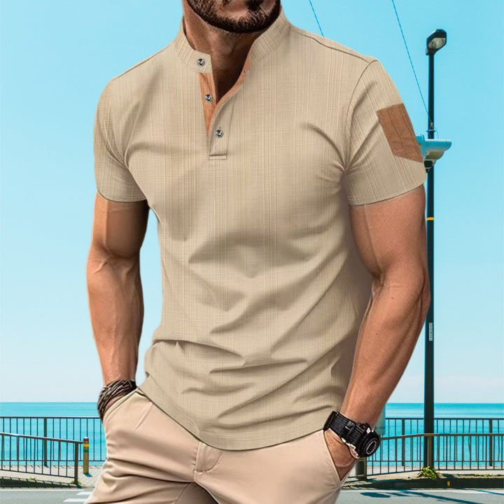 Herren Kurzarm Poloshirt mit Knopfleiste Echoarchiv