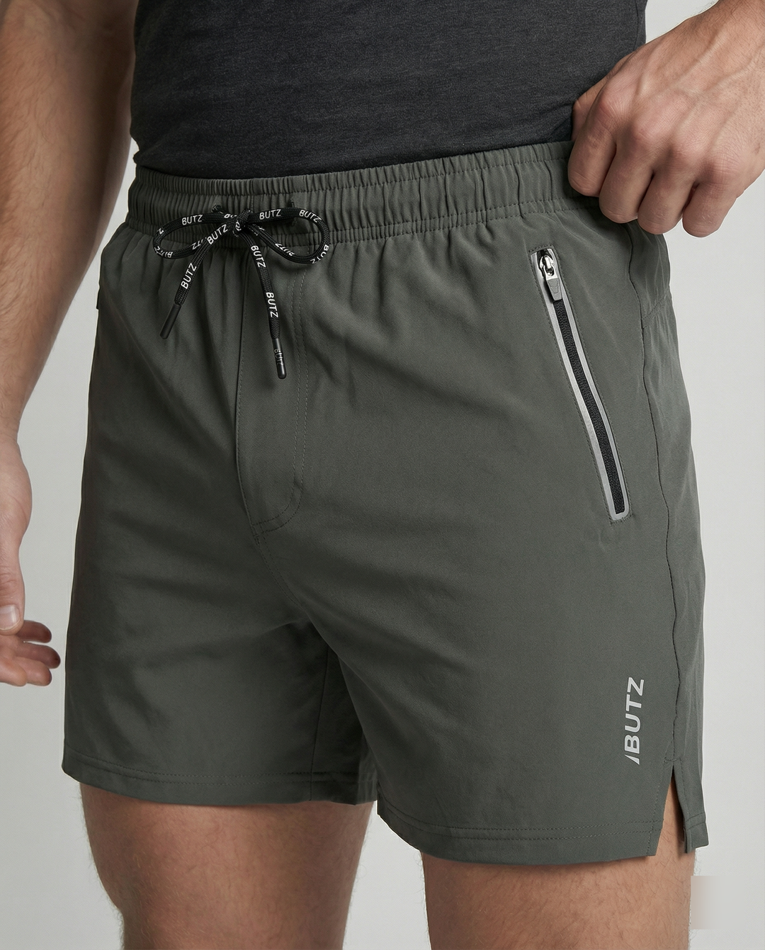 Herren Sportliche Multifunktions-Shorts mit schnell trocknender Technologie und praktischen Reißverschlusstaschen – Marzano