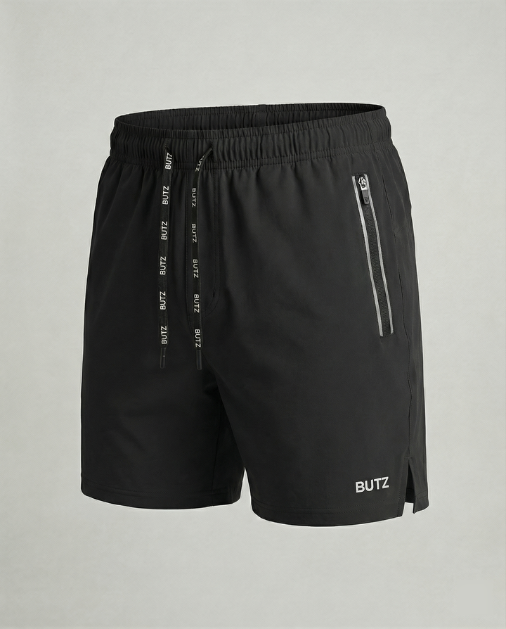 Herren Sportliche Multifunktions-Shorts mit schnell trocknender Technologie und praktischen Reißverschlusstaschen – Marzano