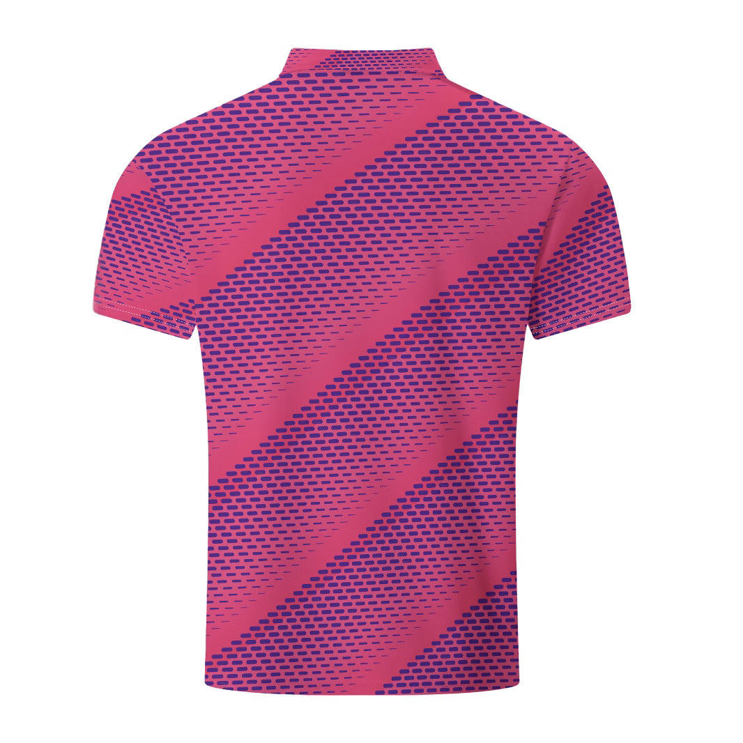 Herren Poloshirt mit grafischem Strukturdesign Echoarchiv