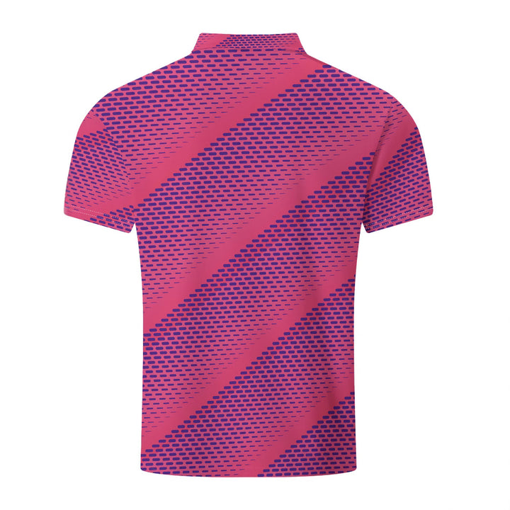 Herren Poloshirt mit grafischem Strukturdesign Echoarchiv