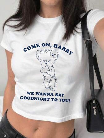 Damen T-Shirt mit funkelndem Discokugel-Motiv und zeitgemäßem Schleifendetail Echo Archiv