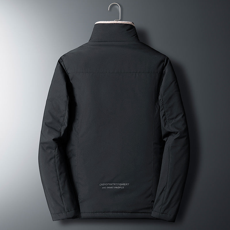 Herren Hochwertige Winterjacke mit Kunstfellfutter Echo Archiv
