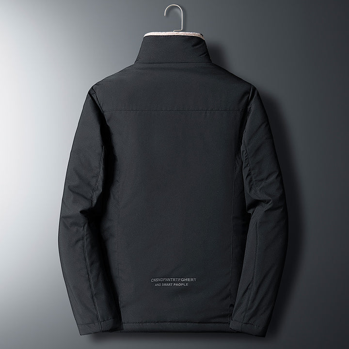 Herren Hochwertige Winterjacke mit Kunstfellfutter Echo Archiv