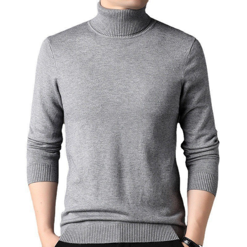 Herren figurbetonter Pullover mit Rollkragen Echoarchiv