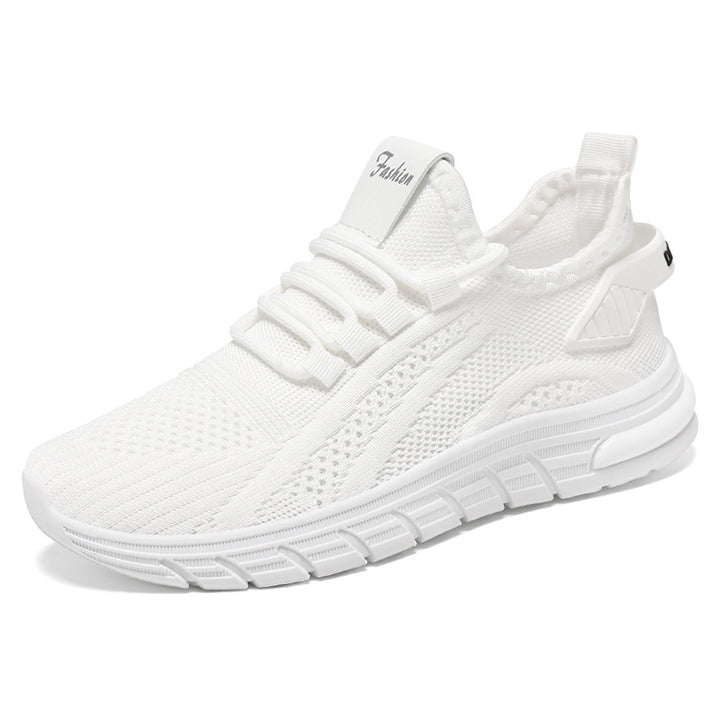 Unisex nan ultraleichte Strick-Laufsneaker mit nahtlosem Sockenschaft und stoßdämpfender gewellter Laufsohle Echo Archiv