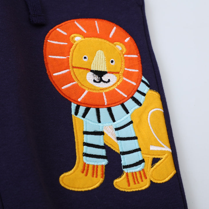 Jungen Sweatpants mit kreativem Löwen-Design Echo Archiv