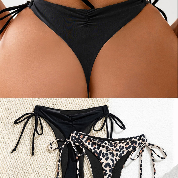 Damen Hochgeschnittener Bikini mit seitlichen Bindebändern Echo Archiv