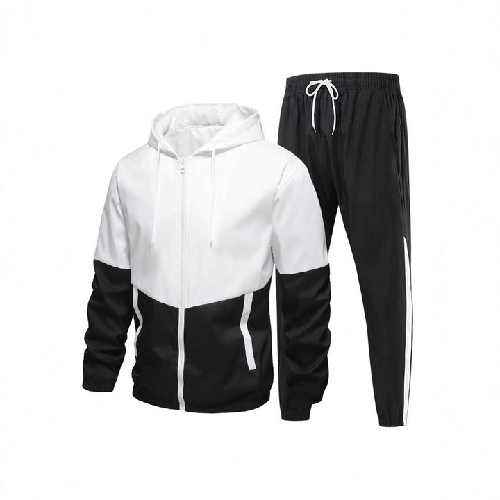 Herren Sportanzug mit atmungsaktiver Jacke und elastischen Jogginghosen Echoarchiv