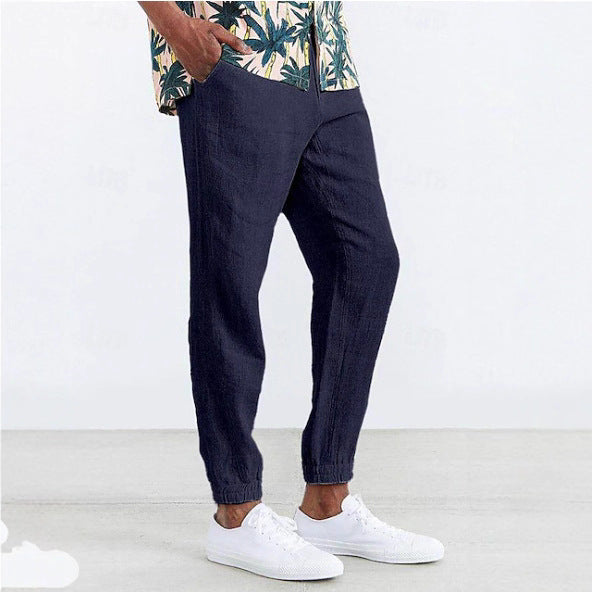 Herren Leichte Sommer-Jogginghose mit elastischem Bund und praktischen Taschen Echoarchiv