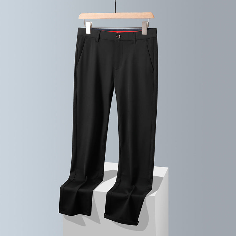 Herren stilvolle Business-Hose mit elastischem Bund und schmalem Schnitt Echoarchiv
