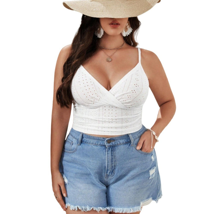 Damen Gesticktes Crop-Top Echo Archiv
