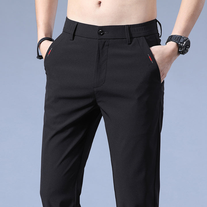 Herren vielseitige Chinohose mit elastischem Bund und praktischen Taschen Echoarchiv