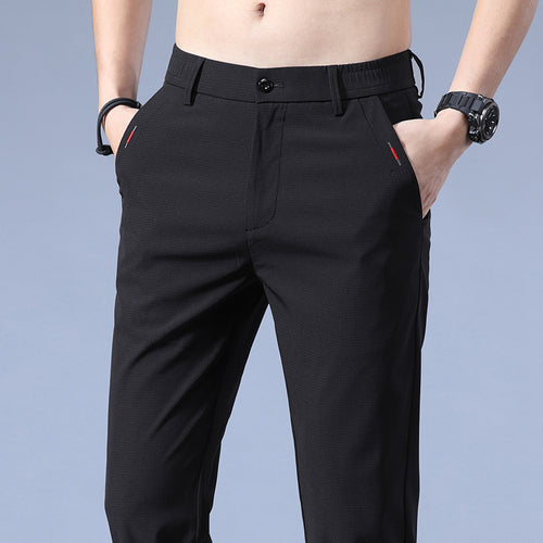 Herren vielseitige Chinohose mit elastischem Bund und praktischen Taschen Echoarchiv