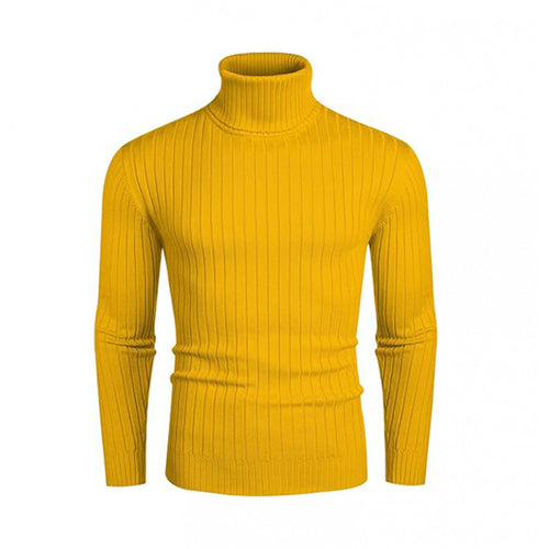 Herren Rollkragenpullover aus hochwertigen Strickmaterialien mit eleganter Rippenstruktur Echoarchiv