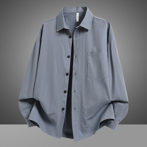 Herren Lässiges Overshirt aus luftiger Baumwolle mit praktischen Taschen Echoarchiv