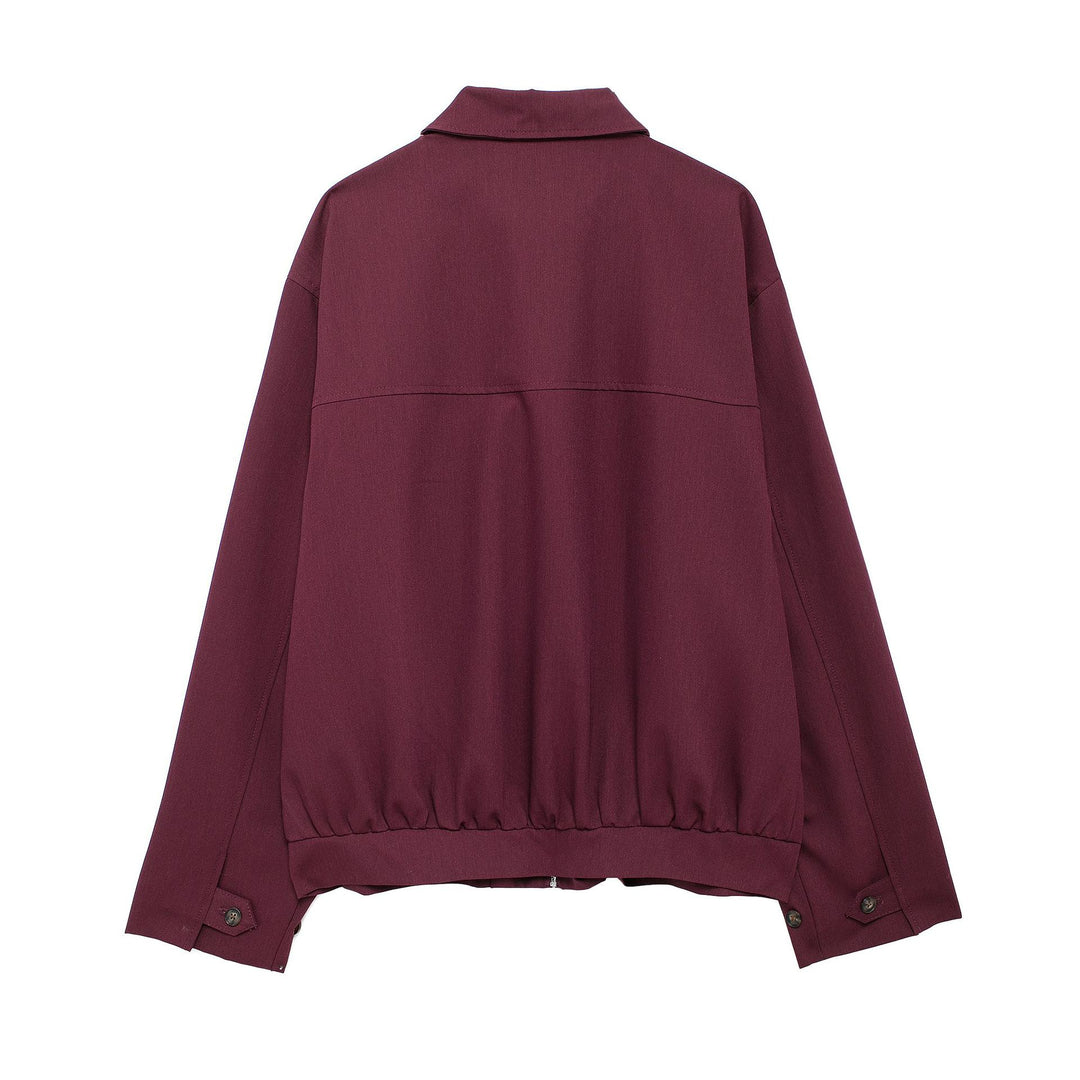 Damen Boxy-Utility-Blouson mit verdecktem Reißverschluss und Brusttasche Echo Archiv