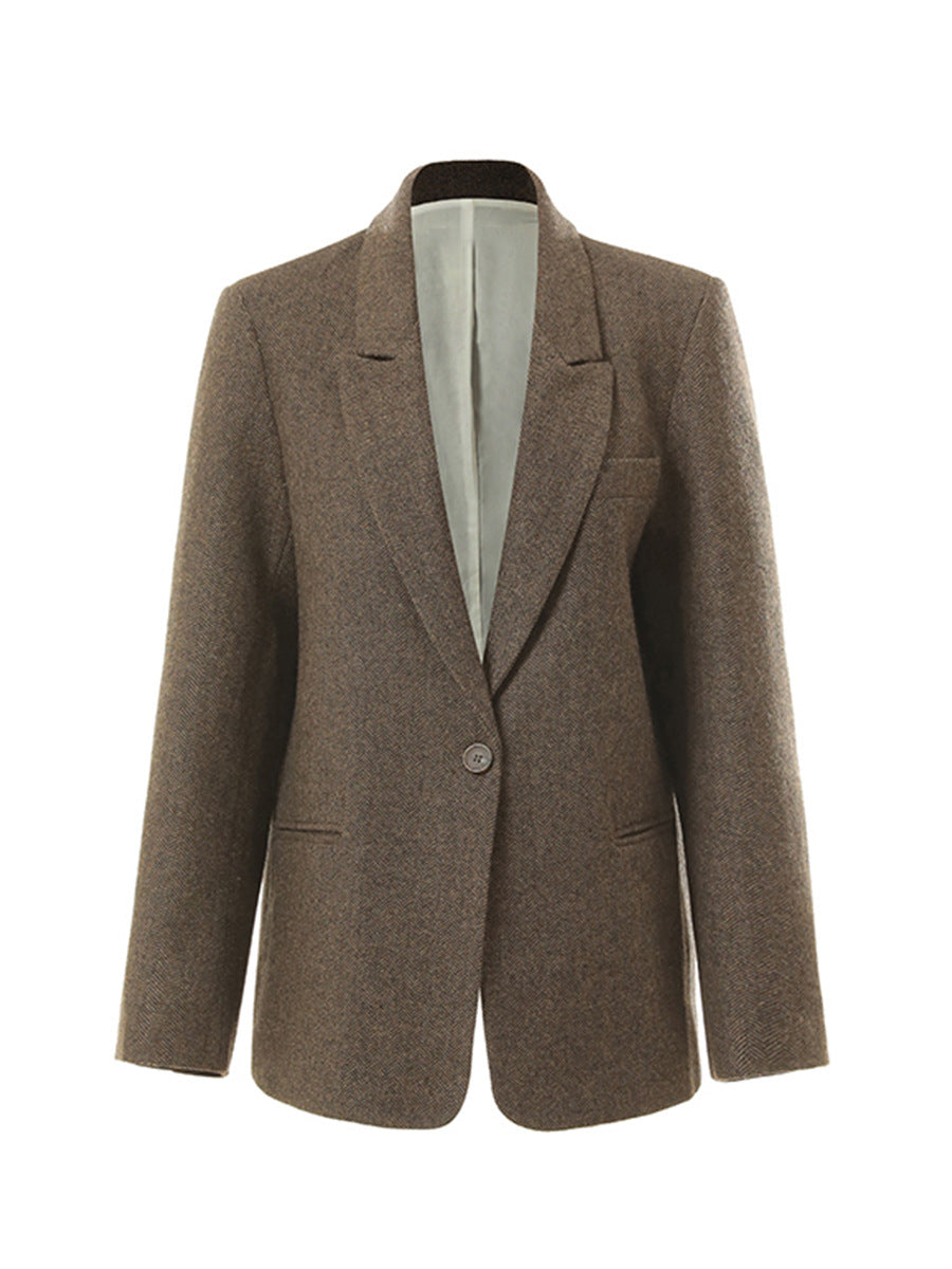 Damen Eleganter Wollblazer Echoarchiv