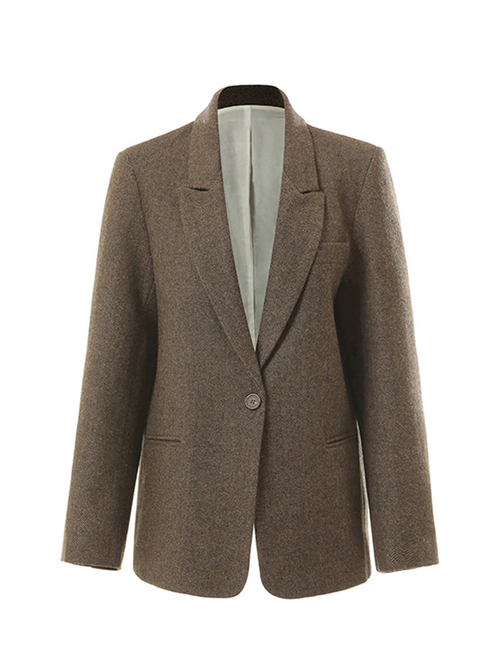 Damen Eleganter Wollblazer Echoarchiv