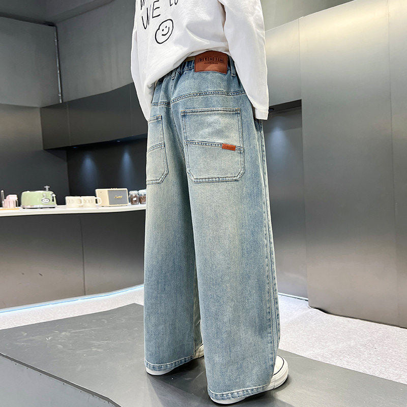 Herren weite Denim-Hose Echo Archiv