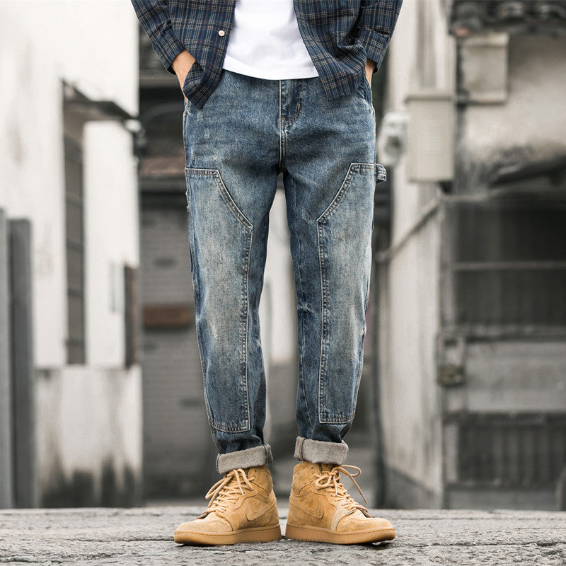 Herren Modische Relaxed-Fit Jeans Echoarchiv