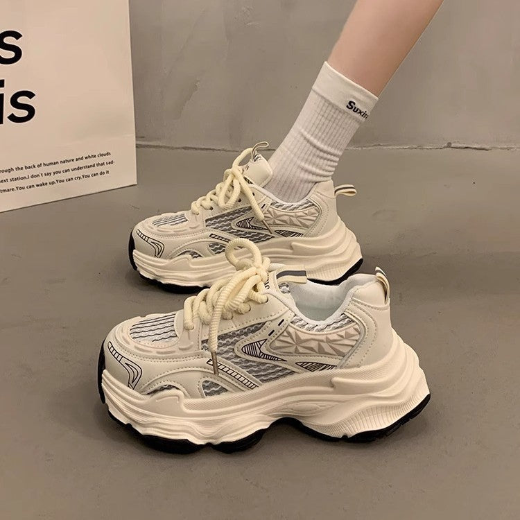 Damen Sportliche Chunky Sneakers mit atmungsaktiver Oberfläche und dämpfender Sohle Echo Archiv