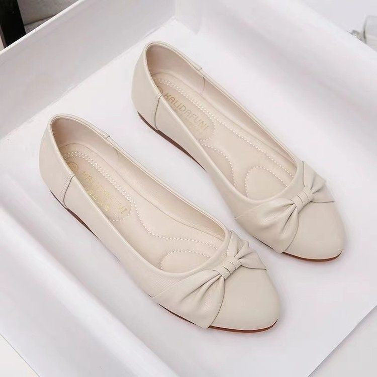 Damen Verspielte Ballerinas mit elegantem Knoten-Design Echoarchiv