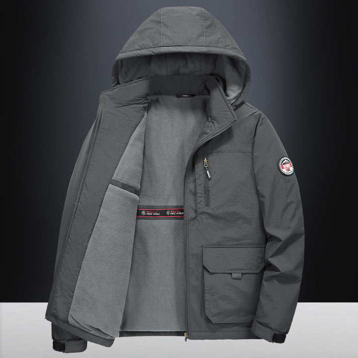 Herren Technische Übergangsjacke mit Fleece-Innenfutter Echo Archiv