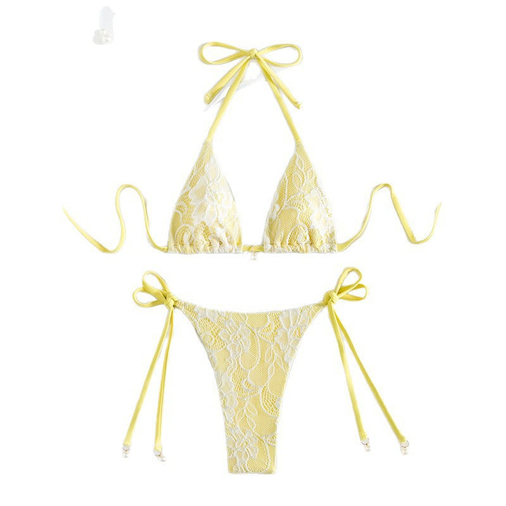 Damen Triangel-Bikini mit edlem Spitze-Design Echo Archiv